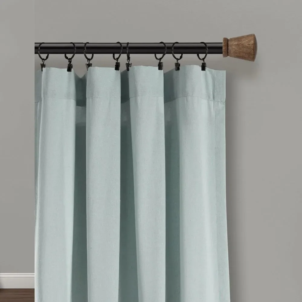Elegant Two-Tone Sheer Curtain Panel (ONE PANEL)